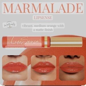 Senegence Sunday brunch. Marmalade & Mimosa with small pouch. Swatched only!